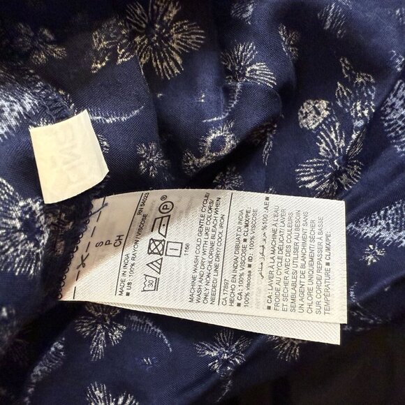 Old Navy Mixed Print Tassel Sleeveless Top - Picture 5 of 5